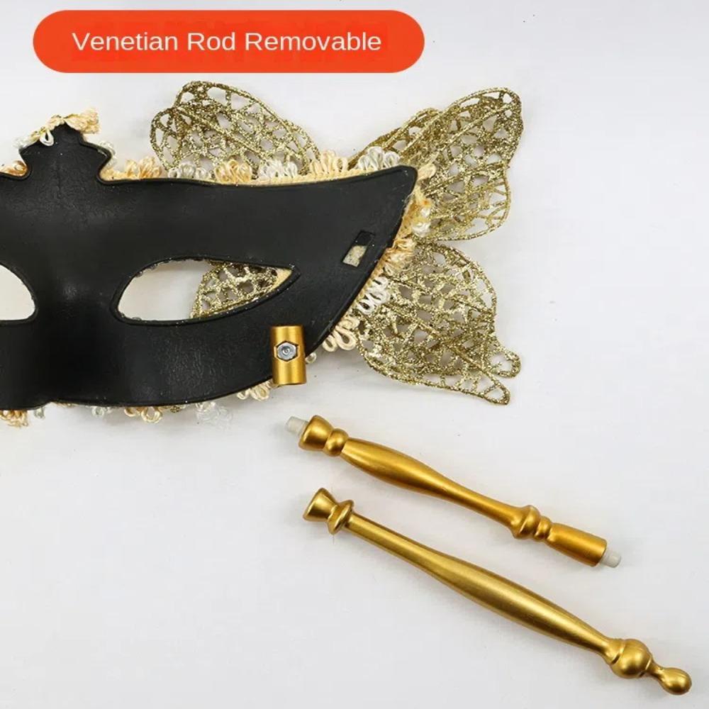 Halloween Dressing Butterfly Hand Hold Mask Party Face Mask  Halloween Prop Accessories