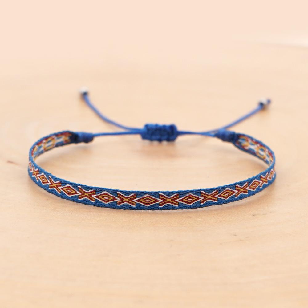 Bohemian Woven Bracelet: Spanish Retro Court Pattern for Women, Nepal Ethnic Style Handmade Jewelry