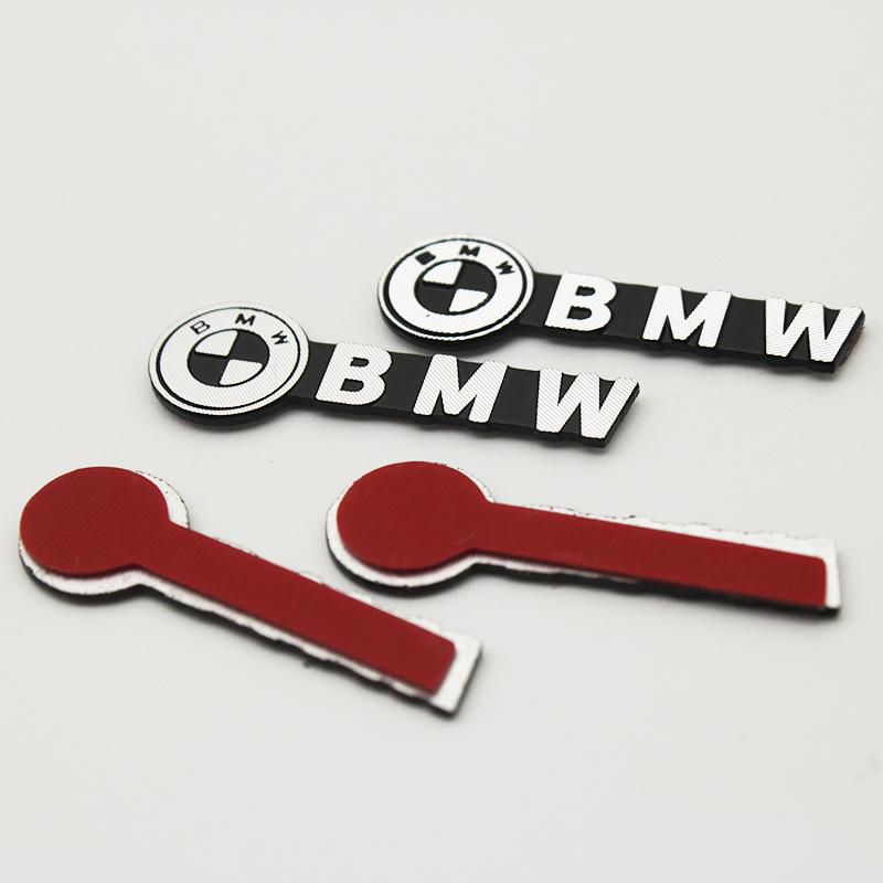 For BMW Series ECar Audio Speaker 3D Aluminum Emblem Stickers For BMW X1 X2 X3 X4 X5 X6 F30 F34 E90 G20 F20 F21 F22 Auto Badge Decal Accessories