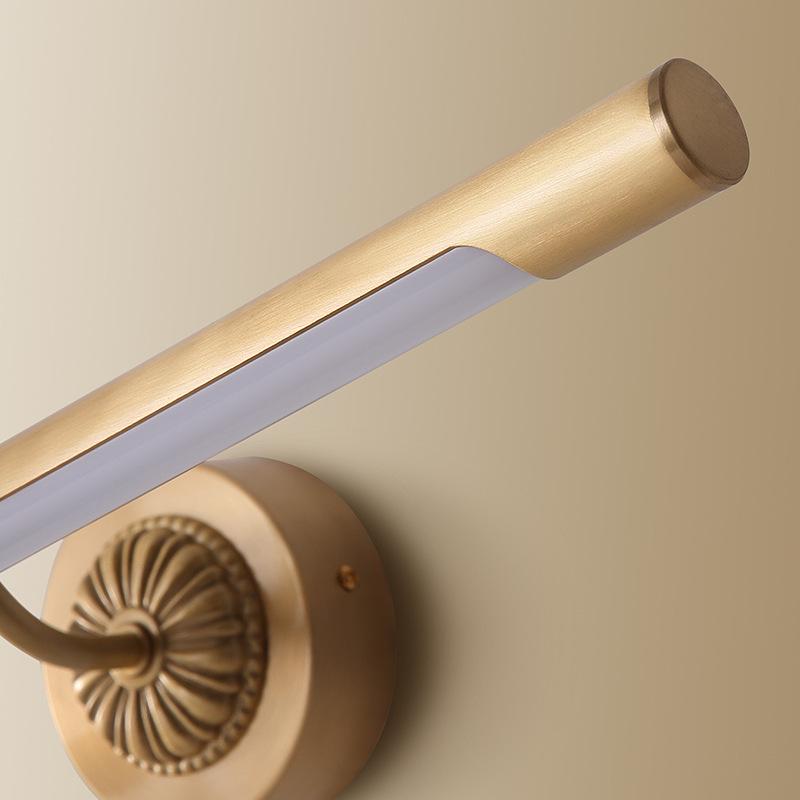 Nordic Copper Vanity Wall Light - American Retro Bathroom Design