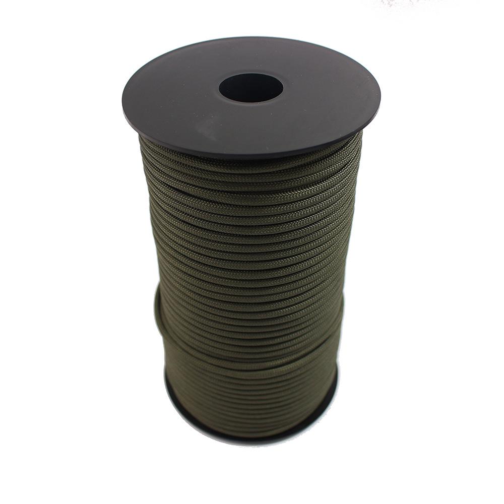 9-Core 100m Polyester Paracord for Outdoor Camping, Binding, or Bracelet Weaving.