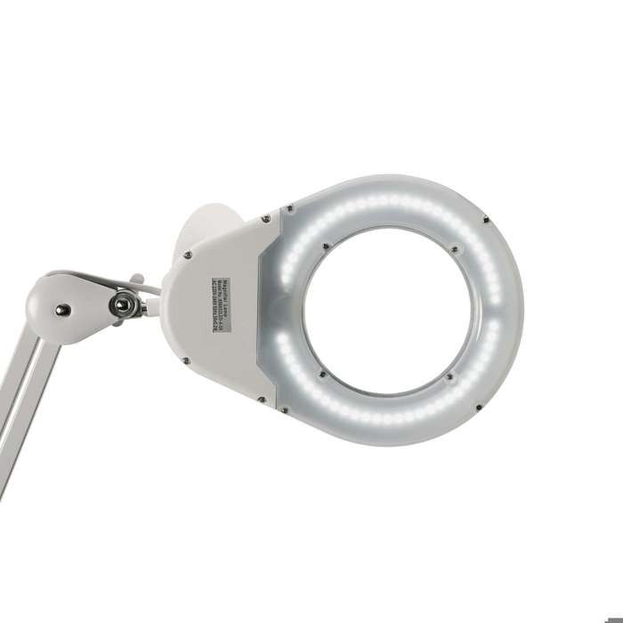 MAULviso Lampe loupe LED - pied - blanc - métal|plastique - 1 pièce - 74 x 20 x 48.2 cm - MAUL