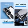 Oatsbasf Metal Frameless Phone Case for Samsung Galaxy Z Fold 6 Case With Stand & Secure Grip Shockproof Protection Phone Cover