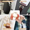 [Rinimie] 10pcs Round Carabiner Keychain Circle Key Ring Inner Diameter