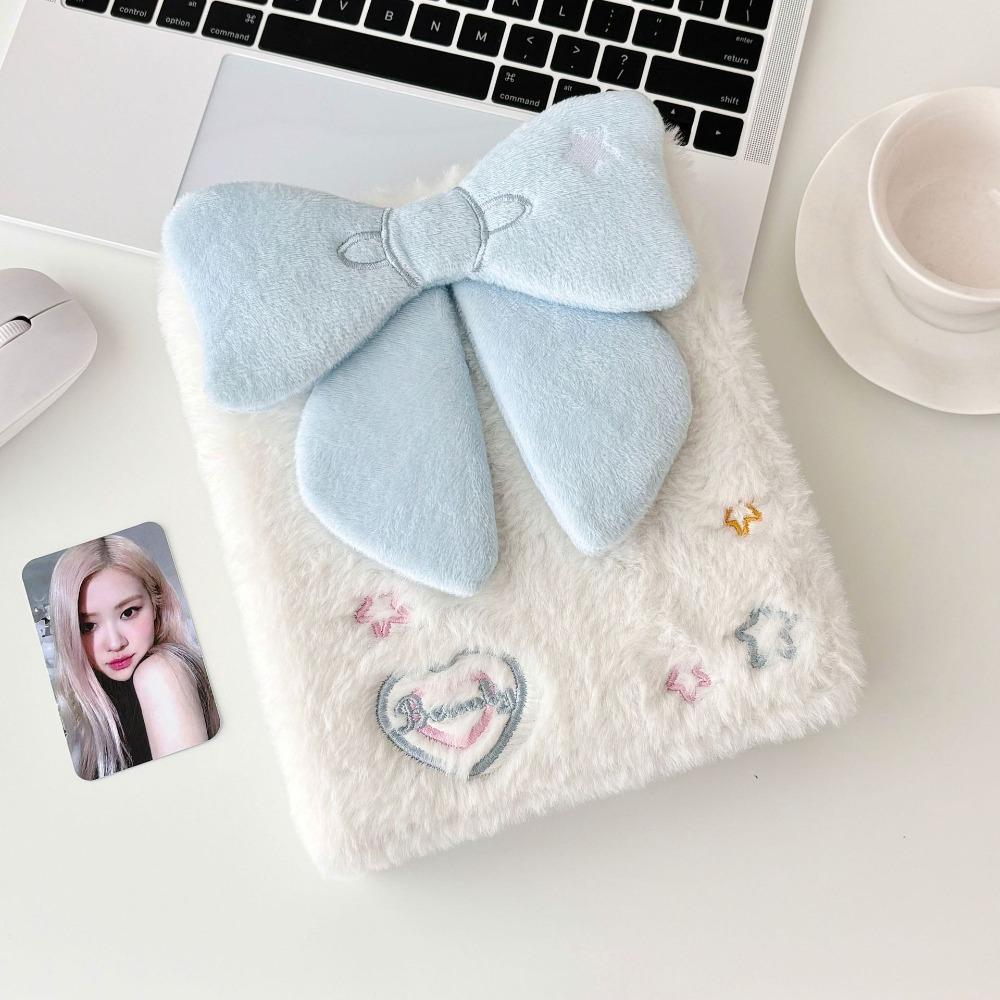 Ring Binder A6 Photocard Holder Plush Kpop Photo Album Photocard Binder  For Kpop Idol Photocards