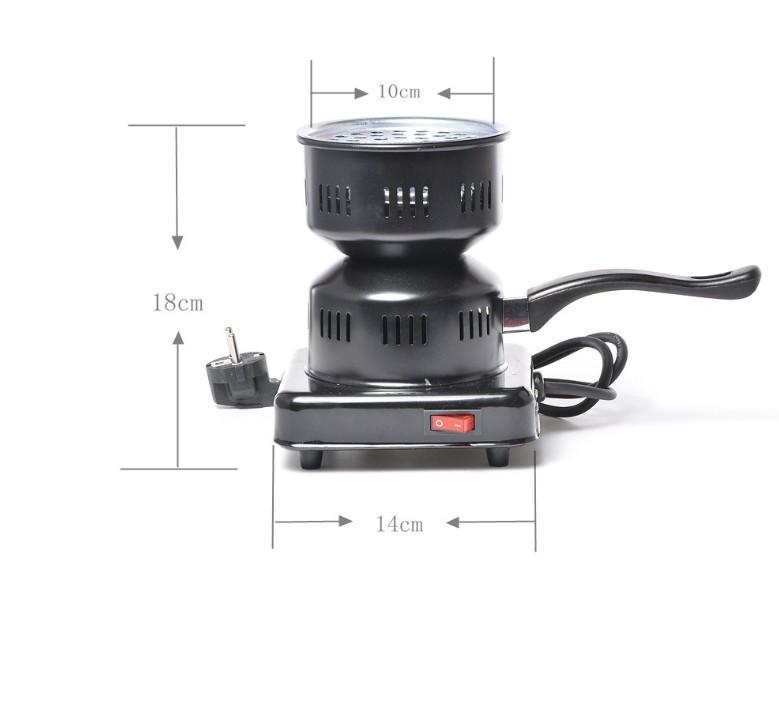 Electric Plug-In Charcoal Starter & Stove: Multi-Use Enclosed Warmer for Tea, Water Pipe, and Baking