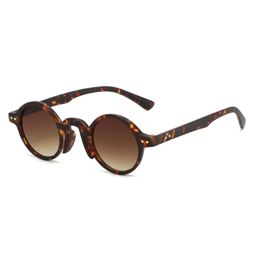 Fashion Small Round Frame Sunglasses Retro Punk Sun Glasses Unisex Trendy Oval Glasses Casual Sunglass UV400