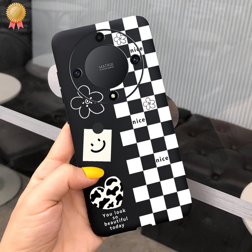 Luxury Case For Honor X9a Soft TPU Capa COOL New Cute Animal Painted Back Coque For Honor X9a X8A X7A 9XA 8XA 7XA  Bumper Bags