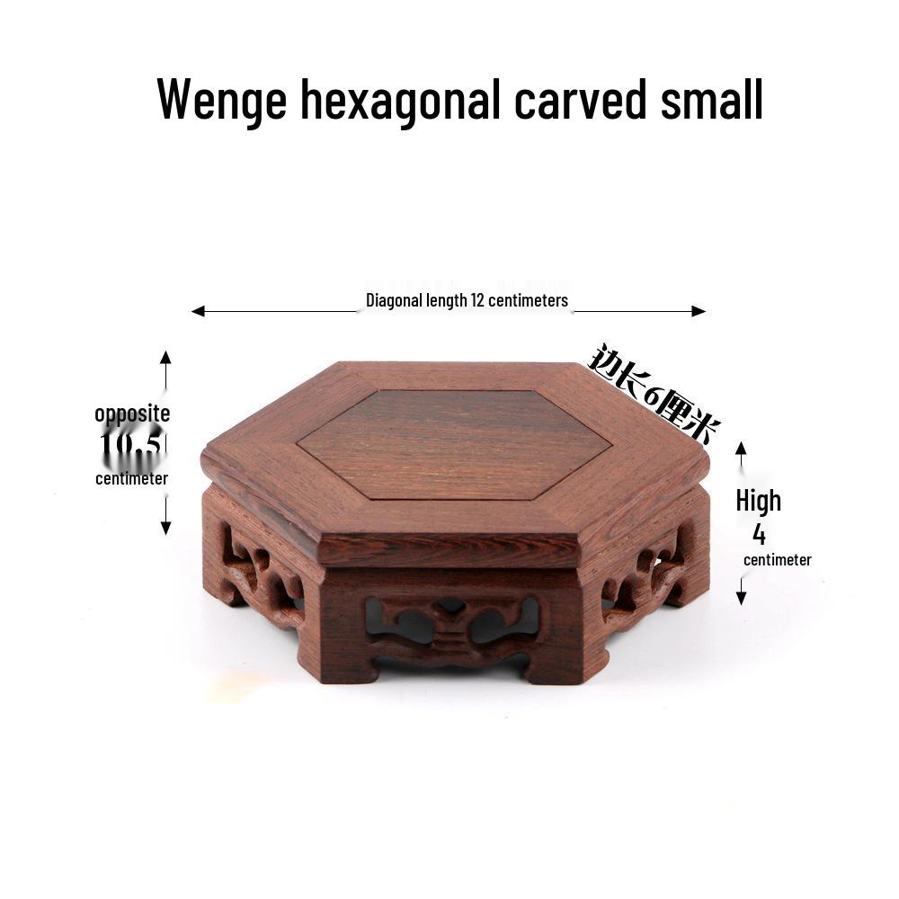 Solid Wood Tea Ceremony Stand for Teapot, Kettle, Vase, Bonsai, Buddha Ornament.