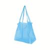 Multicolor Swimming Large Mesh Beach Bag, Sand-Away Portable Tote, Breathable Foldable Storage For Toys Outdoor Mesh Handbag