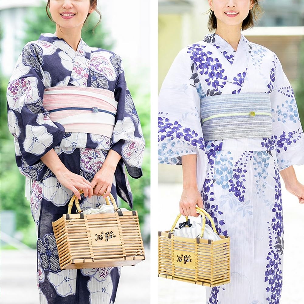 Obi Ancho Medio Obi Degradado Obi Yukata Obi Reversible Obi Hakama [Sovoak] Para Mujer (Uva)