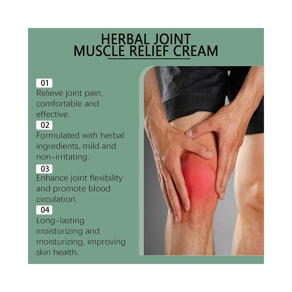 3x Chillflex Herbal Soothing Cream Relieves Joint and Muscle Discomfort, Menthol Joint & Muscle Relief Massage Cream
