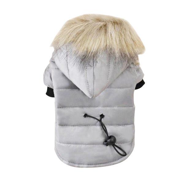 Vêtements d'hiver pour chien Manteau confortable pour chien Veste à capuche Vêtements pour animaux de compagnie Veste chaude à capuche en fourrure douce pour Chihuahua