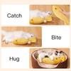 Fish Shaped Cat Toy Linen Material Contains Catnip Chew Toy  Cat Supplies