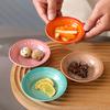 Creative Colorful Ceramic Small Disc Household Gradual Change Tableware Seasoning Dipping Sauce Vinegar Dish Snacks Dish Dish