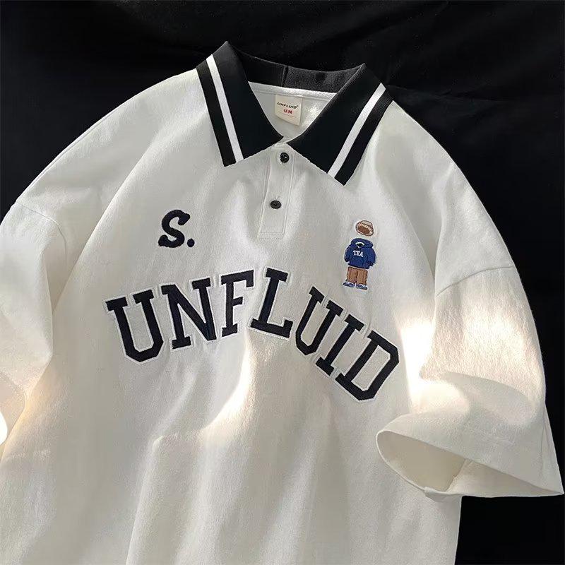 Męska koszulka polo slim fit w stylu koreańskim: Modny letni top z krótkim rękawem 2023