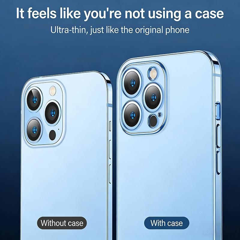 

Soft Clear Silicone Case For iPhone 17 16 15 Cover Raised Edge for Screen & Camera Protection Shell Non-Slip Grip Slim Fit Funda iPhone 16 Pro