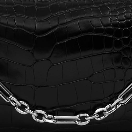 Miraggio Maria Shoulder Bag for Women with Front Chain Strap