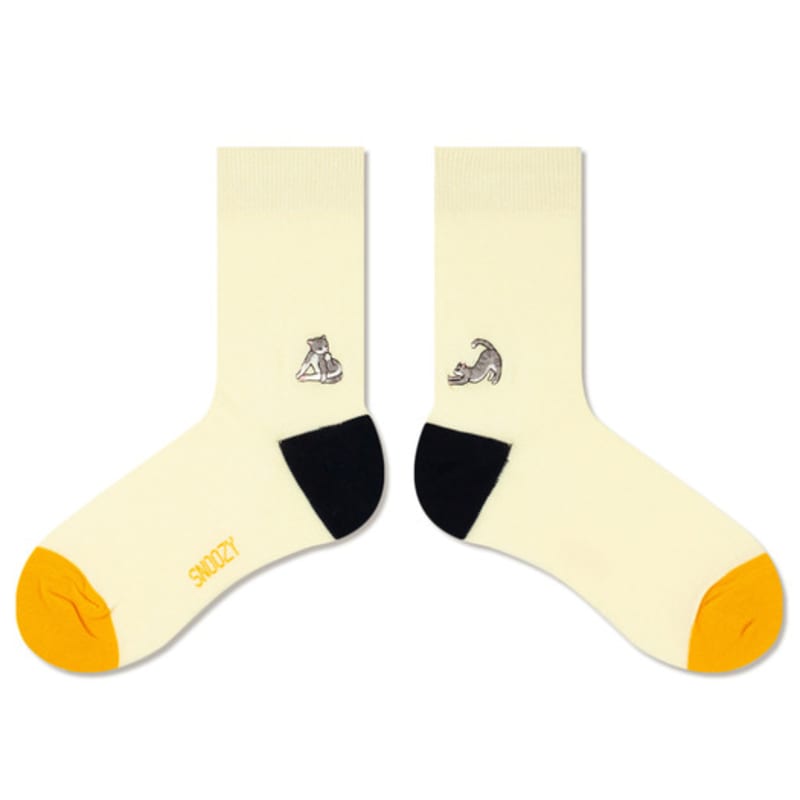 SNOOZY EM-Ivory N (Gray Cat)