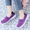 Summer Handmade Slip On Braid Beach Shoes Women Moccasins Plus Size Casual Espadrilles Breathable Sneakers