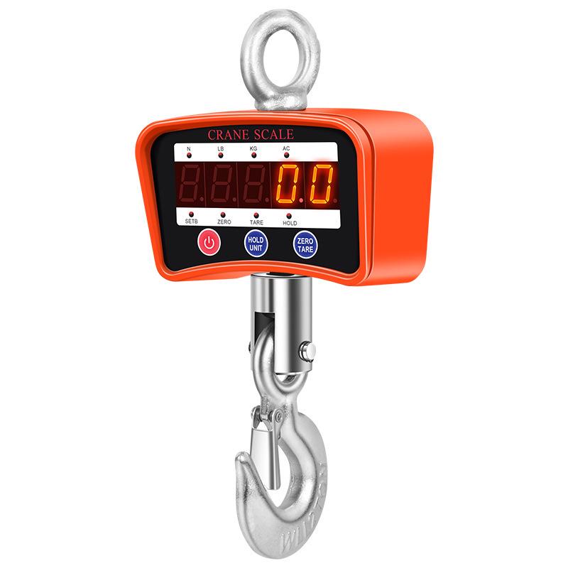 500kg/1t LED Crane Scale - Digital Hanging Hook Scale for Lifting
