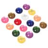50Pcs/Lot 10 12mm Resin Beads Imitation Cat Eye Colorful Half Round Cabochon For Jewelry Making Diy Earrings Ring Jewelry Cameo