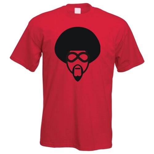 Afrounisex Funky Retro Club Disco 70s Fancy Dress Festival Dj Dance Cool TShirt S