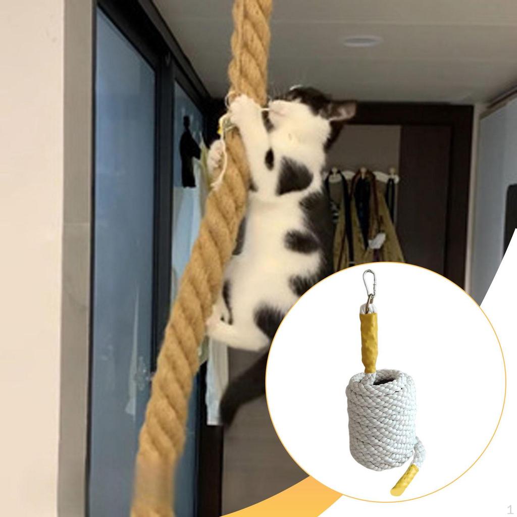 Škrabadlo pro kočky Lano na lezení Přenosné Odolnost, Závěsné, Těžké Zátěže Prémiové Snadná instalace