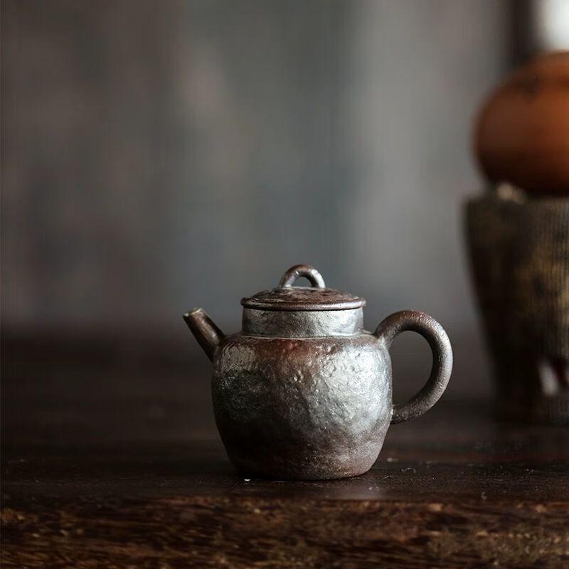 Fanshantang Jingdezhen Retro Hand-Pinched Pottery Teapot
