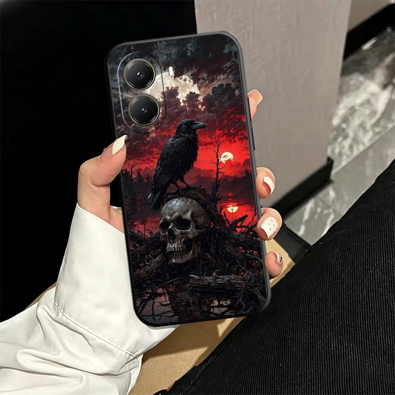 Gothic Vampire Scarlet Art Soft Phone Case for Xiaomi Poco X5 X6 X7 X8 Pro Max X3 F7 F8 Ultra M8 M7 M6 M5 Redmi 15 15C 14C 13C 1