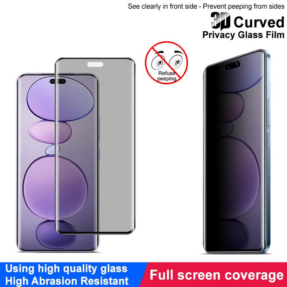 IMAK For Xiaomi Civi 5 Pro 5G Anti Spy Screen Protector Full Cover Tempered Glass Film