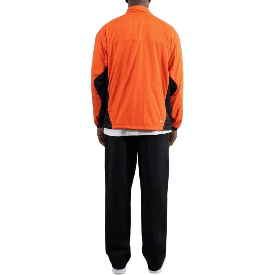 Nike Color Block Logo Zip Long Sleeve Jacket Men Jacket Orange DX7881-809