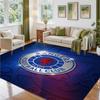 Rangers FC Design Crystal Velvet Rug Soft Decorative Mat for Bedroom Entrance