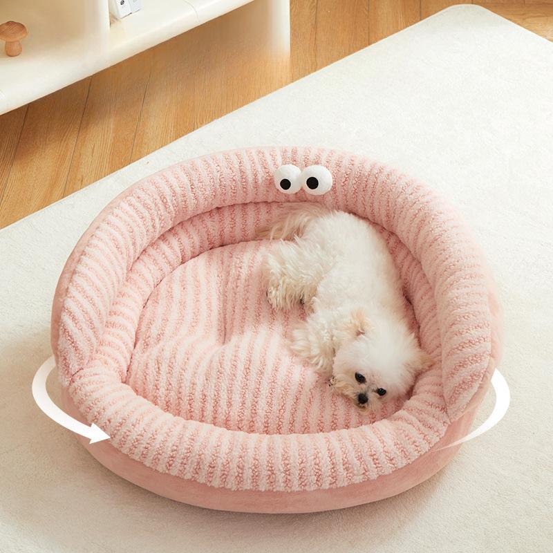 Autumn and Winter Dog Kennel Lazy Sofa Kennel Dog Mat Dog Bed Warm Dog Supplies Dog Sleeping Mat Cat Mat Pet Cushion Deep Sleeping Cushion