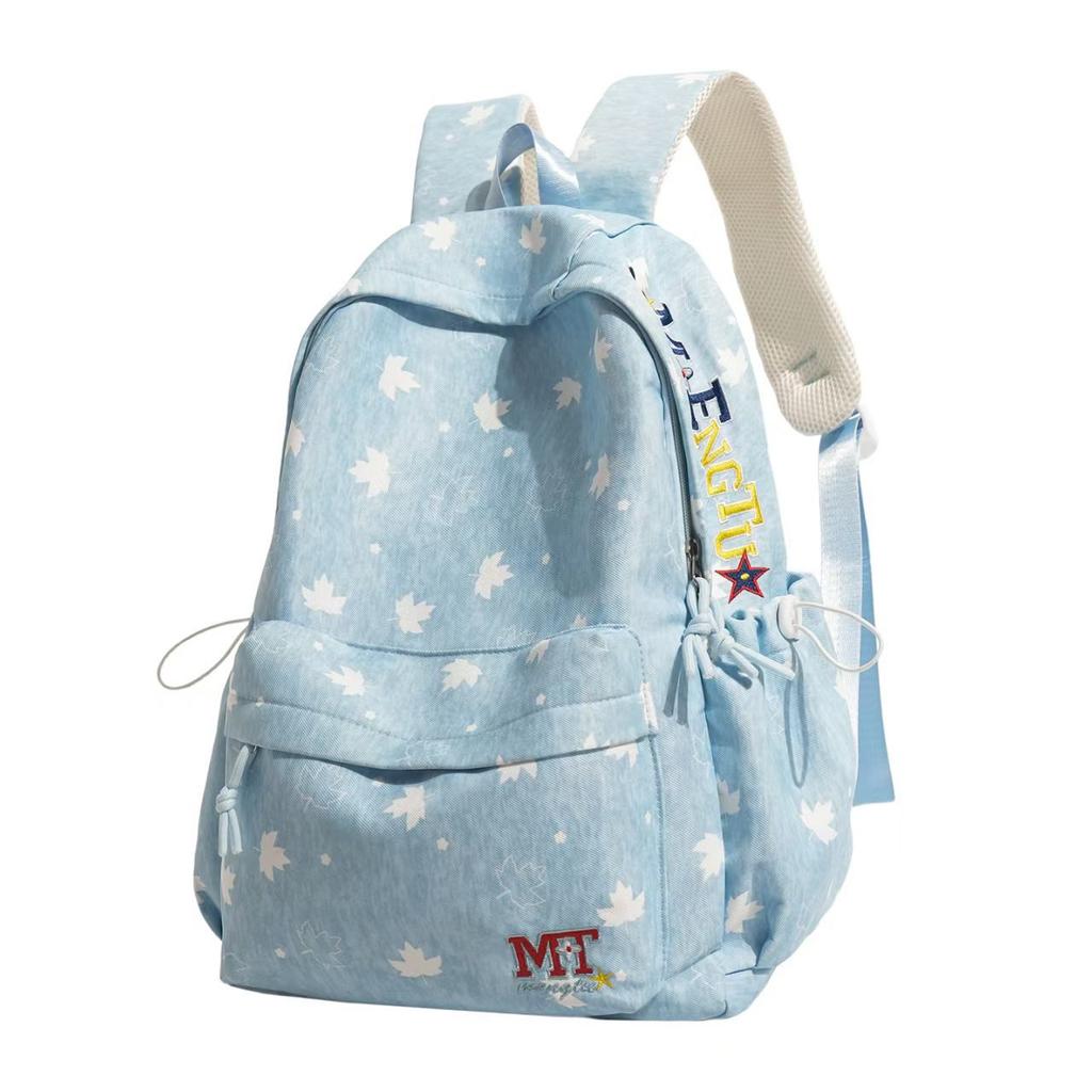 Schoolbag new high-value Japanese schoolbag fresh, sweet and cute star backpack junior high school students light commuting backpack