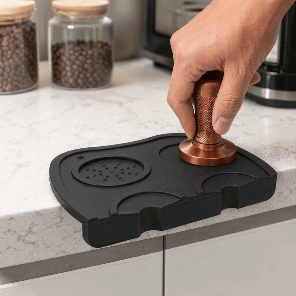 Food Grade Silicone Coffee Tamper Pad Anti-Slip Design Silicone Espresso Mat For Home