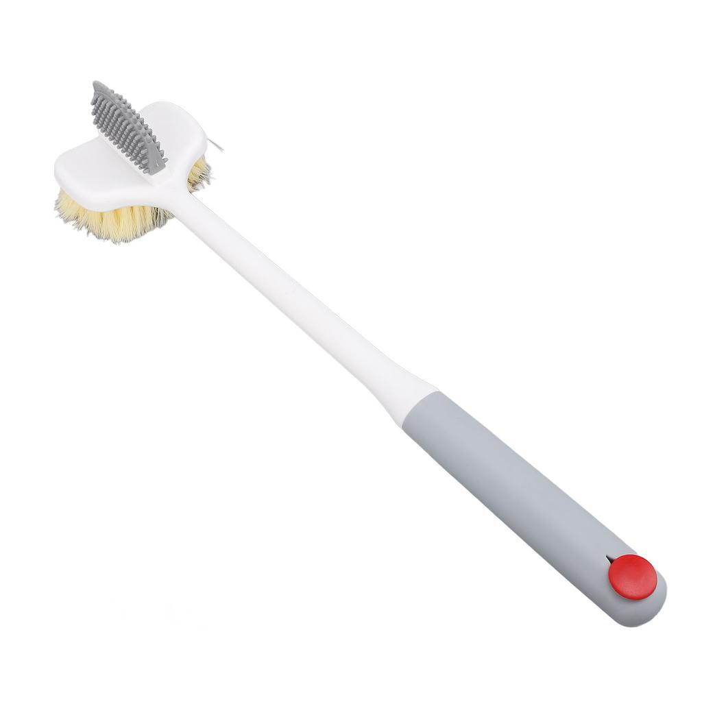 Long Handle Foot Brush Comfortable Foot Massage Multifunctional Manual Toe Brush for Remove Dead Skin