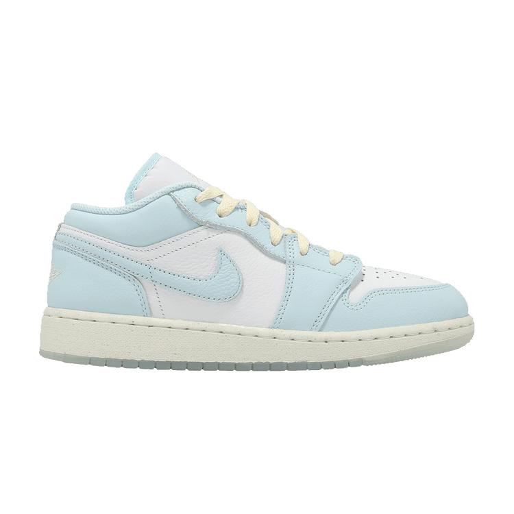 

Air Jordan 1 Low SE GS Glacier Blue Детские кроссовки Summit-White Guava-Ice Sea-Glass HJ5971-400 38.5