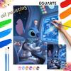 Digital Oil Painting Art Kit Stitch Space Adventure Hand Filled Home Decor