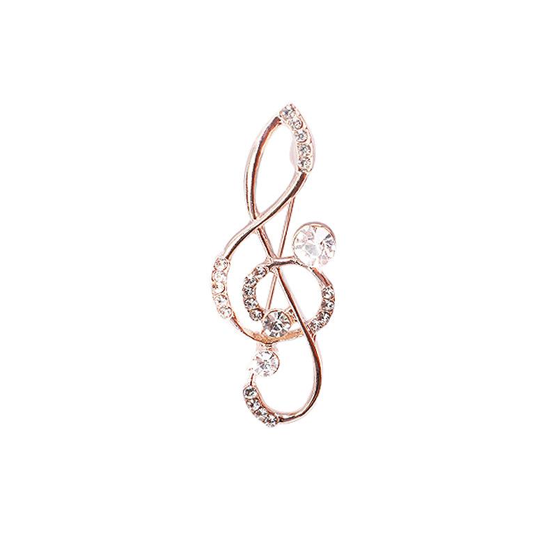 

Anti-light pearl corsage pin symbol music clothing accessories brooch high-end light luxury