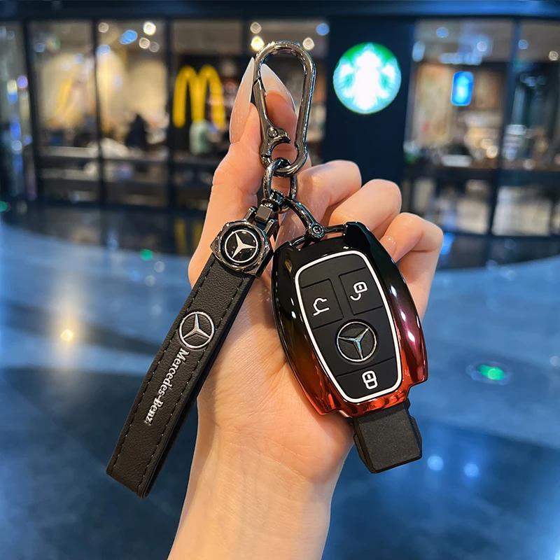 Car Samrt Key Fob Case Cover For Mercedes Benz A B C E S G Class W204 W205 W212 W213 W176 W177 GLC CLA AMG Accessories DZ0