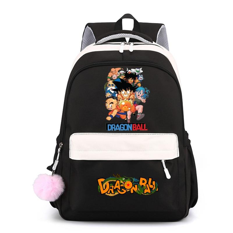 

Аніме Dragon Ball Нейлоновий солодкий м який рюкзак Back to Schoolbag для дівчинки хлопчика Щоденна книжкова сумка Чоловіки Жінки Відпочинок Дорожня сумка Mochila