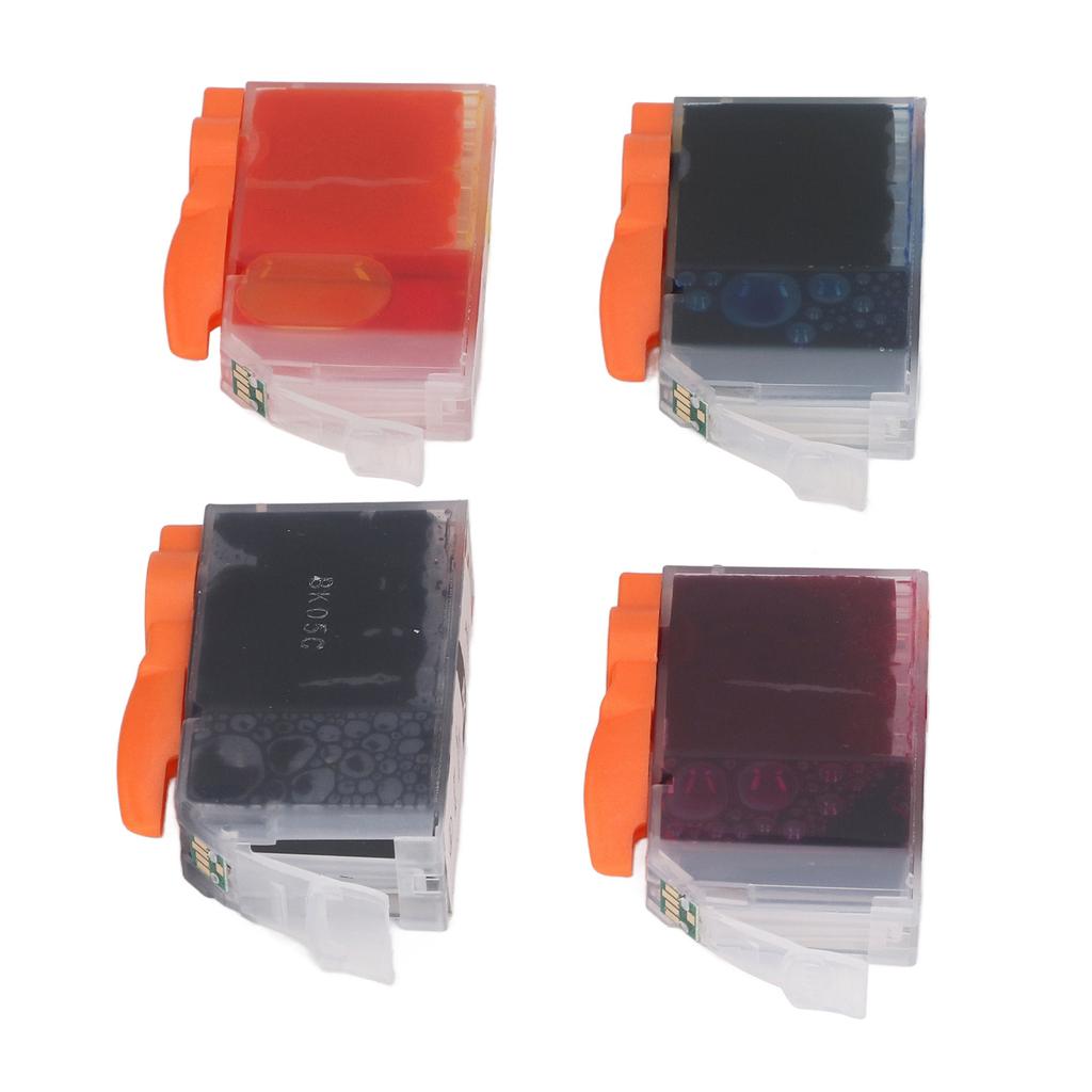 Tintenpatronen Kompatibel Nachfüll-Ersatz für PIXMA IP4200 IP4300 IP4500 Drucker 4 Farben(PGI‑5BK CLI‑8C M Y)