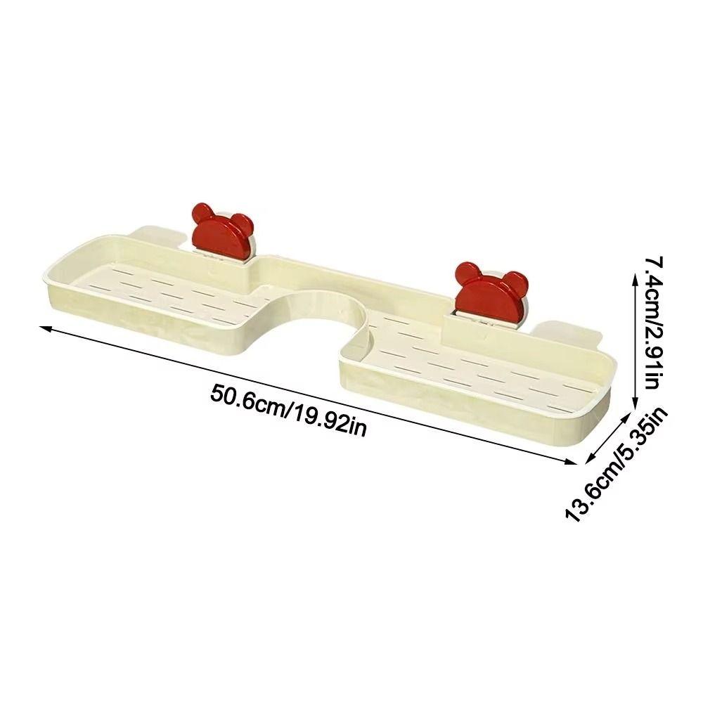 Suction Cup Design Dopamine Faucet Rack No-drill Bathroom Storage Rack  Bathroom Solutions