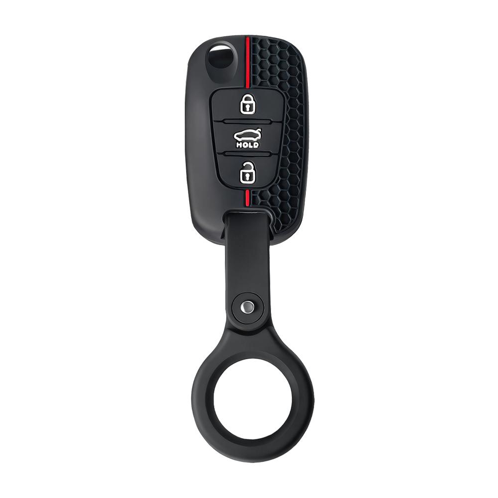 

For Kia Sportage Rio 3 Soul Optima Ceed Pro K5 K2 For Hyundai I20 I30 Ix20 Ix25 Ix35 Elantra Accent Silicone Car Key Case Cover