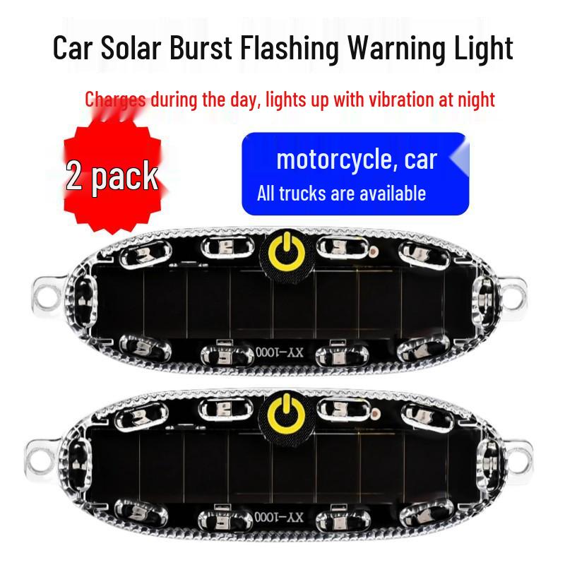 

Универсальный светодиодный стробоскоп на солнечной батарее для мотоциклов и трехколесных велосипедов - Беспроводное подключение