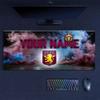 Custom Name,Aston Villa Mouse Pad, Large Gaming Desk Mat, Non-slip XXL Mousepad for Laptop & Tablet, Mini PC Playmat with Stitched Edges