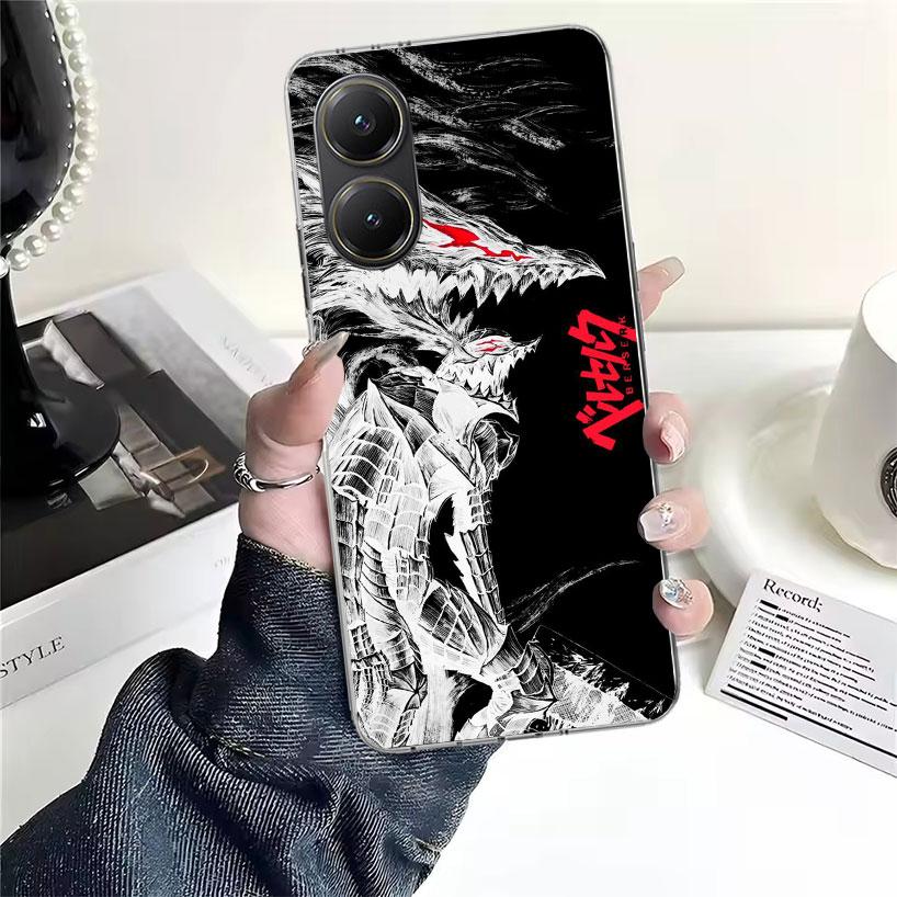 Black White G-Guts B-Berserks For Xiaomi Poco X7 X6 X5 F7 Ultra F6 F5 Pro Phone Case X4 Nfc F4 Gt F3 M6 M5S M5 M4 M3 Fundas Cove