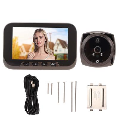4,5-Zoll Smart Türspionkamera 1080P HD Digitaler Türgong Video-Viewer Mobile Erkennung Türspion-Viewer