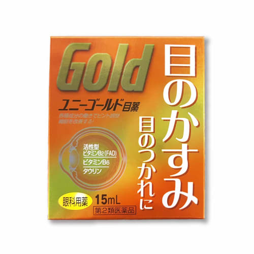 

[Лекарство категории 2 для безрецептурного отпуска] Глазные капли Uni Gold 15 мл